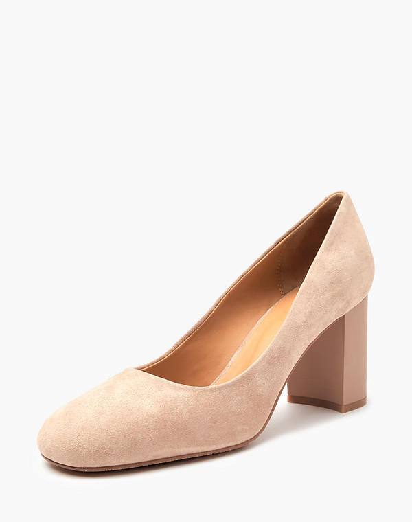 175-4123112-3612M Туфли женские велюр/нат.кожа беж, Mascotte