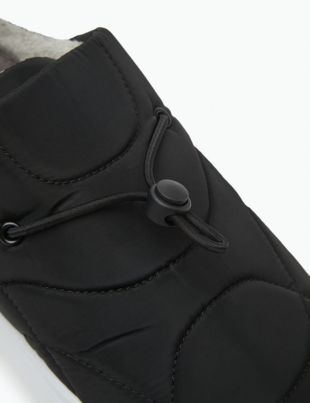 Черные женские короткие дутики MASCOTTE 151-3205623-0202 | ракурс 7