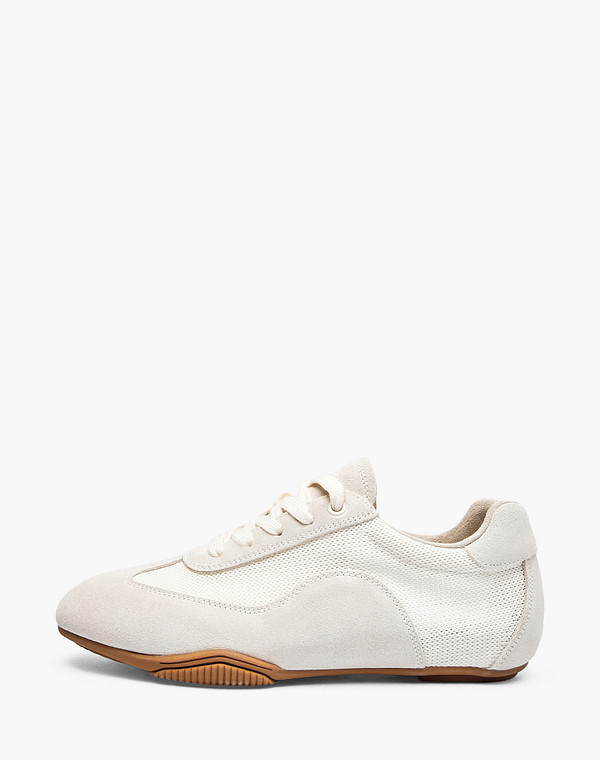 98-612821-0201 Полуботинки для активного отдыха женские текстиль-велюр/текстиль молочн, Lite by Mascotte