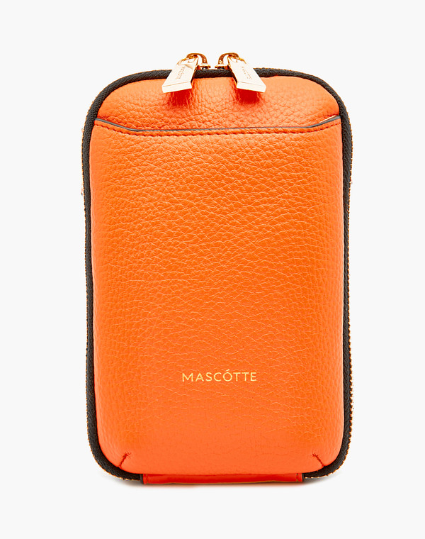 610-3101-613 Сумка женская и.кожа/текстиль рыж, S, Mascotte