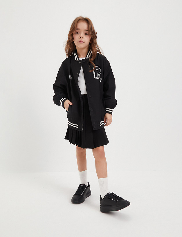 Черные детские кеды MASCOTTE 64-411921-0602 | ракурс 9