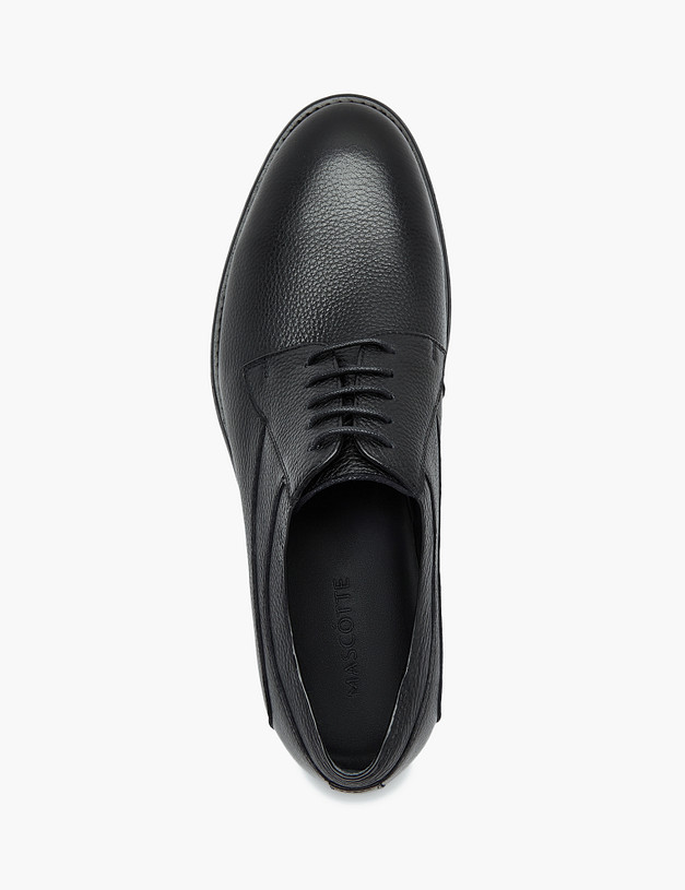 Черные мужские дерби MASCOTTE 175-322611-0102 | ракурс 4 Черные мужские дерби MASCOTTE 175-322611-0102 | ракурс 4
