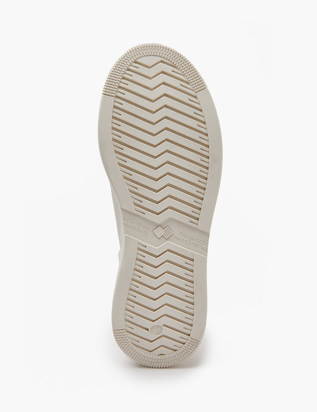 Белые мужские кеды из натуральной кожи MASCOTTE 22-4111811-0101 | ракурс 6