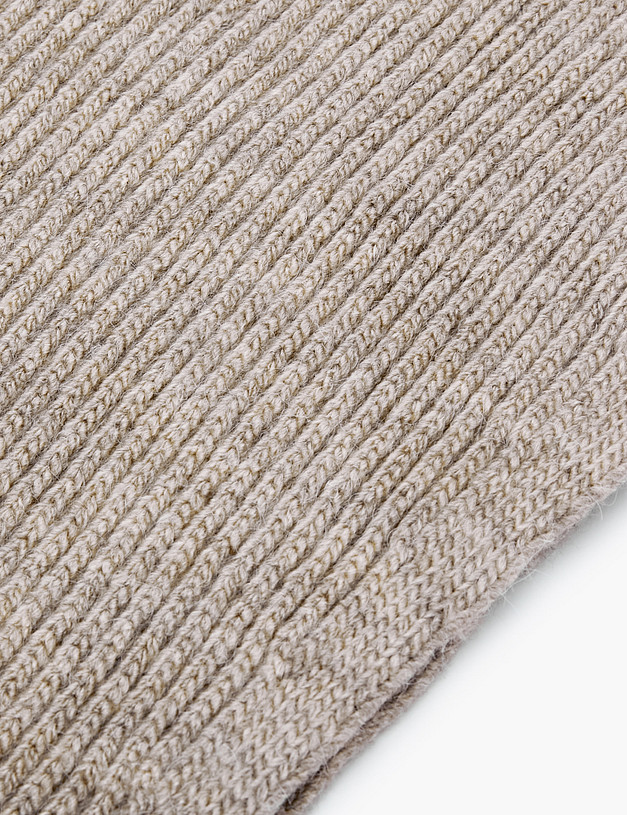 Бежевый женский шарф-манишка MASCOTTE 781-1101-508 | ракурс 3