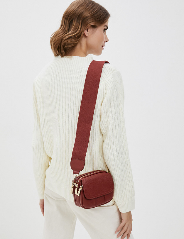 Бордовая женская сумка MASCOTTE 669-1209-105 | ракурс 1