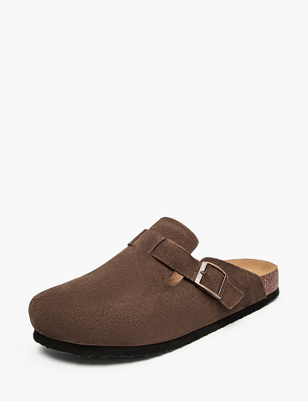 Коричневые мужские сабо MASCOTTE 98-614821-0209 | ракурс 2