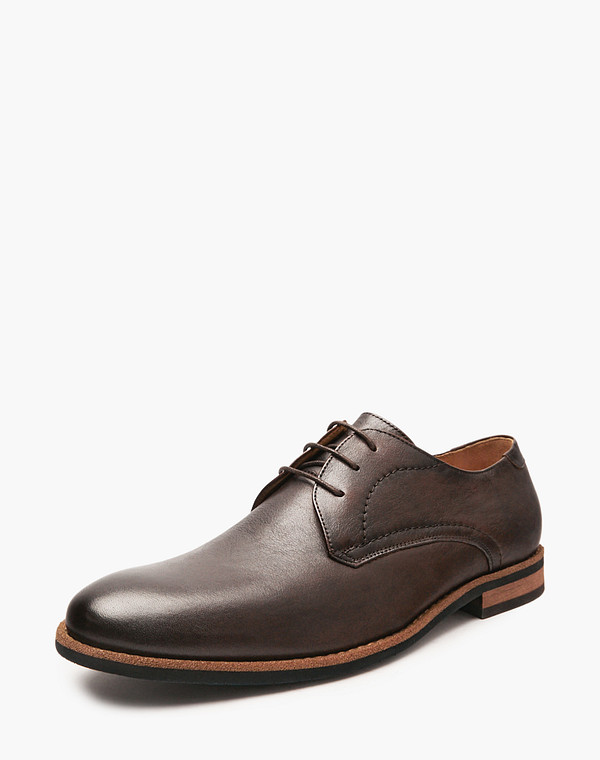 58-514711-0109 Полуботинки мужские нат.кожа/нат.кожа-текстиль корич, Mascotte