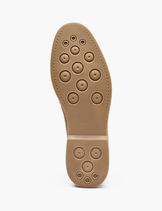 Бежевые мужские лоферы MASCOTTE 142-511121-0608 | ракурс 5