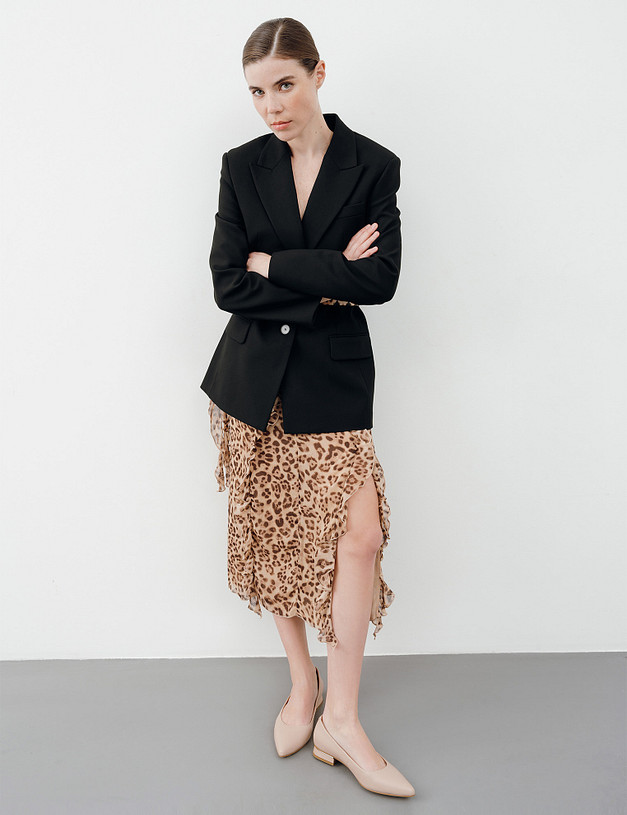 Бежевые кожаные женские туфли MASCOTTE 126-411911-3509M | ракурс 1