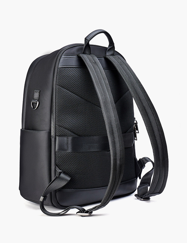 Черный мужской рюкзак MASCOTTE 604-4221-202 | ракурс 3 Черный мужской рюкзак MASCOTTE 604-4221-202 | ракурс 3