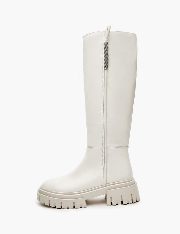 Молочные женские зимние сапоги MASCOTTE 233-22656310-7115M | ракурс 1