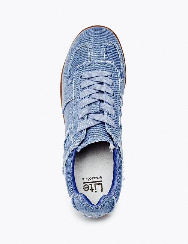 Синие женские кеды MASCOTTE 234-416821-0203 | ракурс 6