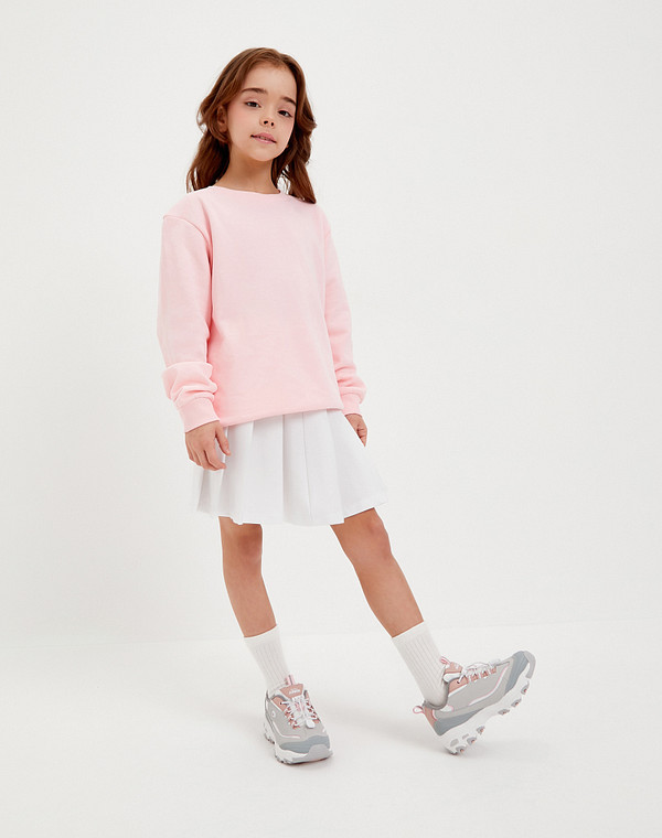 189-415321-0610 Полуботинки для активного отдыха девичьи кож.спилок/текстиль серый-темн-сер, Mascotte JUNIOR