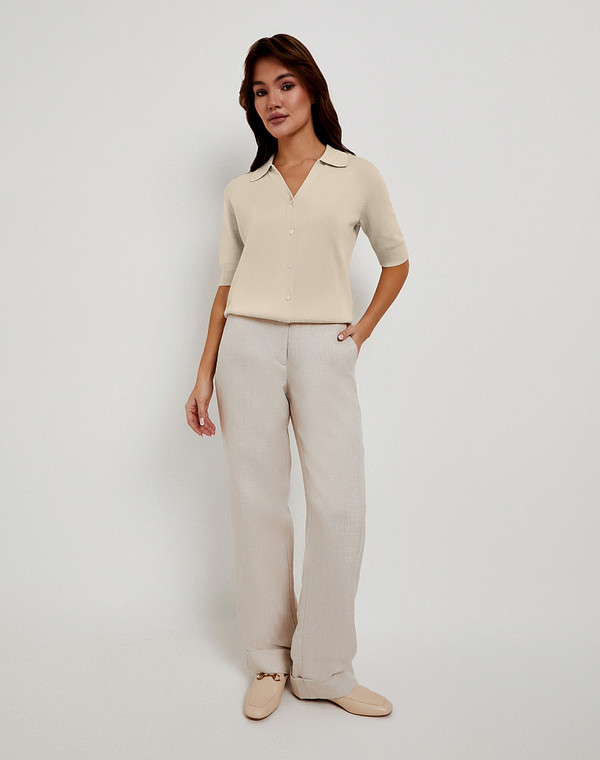 852-6125-2401 Джемпер женский молочн, Mascotte