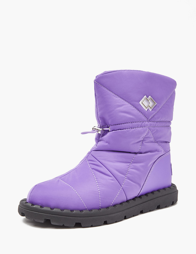 Фиолетовые женские дутики MASCOTTE 128-321851-0207 | ракурс 2