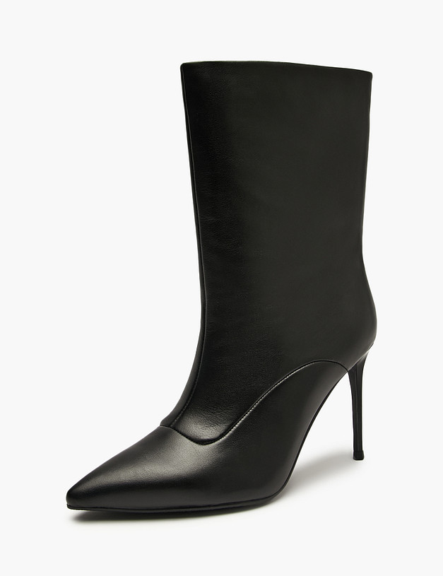 Черные женские полусапоги MASCOTTE 126-525921-3100M | ракурс 2