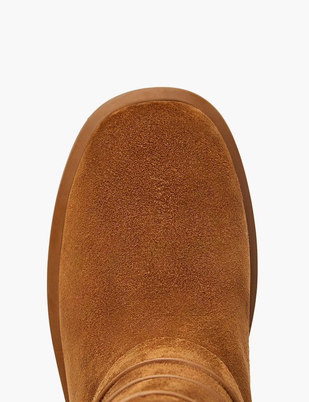 Рыжие женские зимние полусапоги MASCOTTE 126-5282031-4691M | ракурс 5