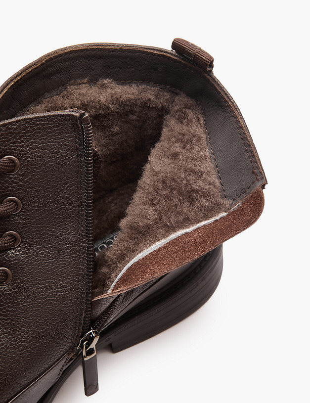 Коричневые мужские зимние ботинки MASCOTTE 58-3211334-8111M | ракурс 6