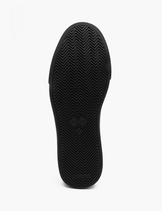 Синие кожаные мужские кеды MASCOTTE 58-3132015-2403M | ракурс 5