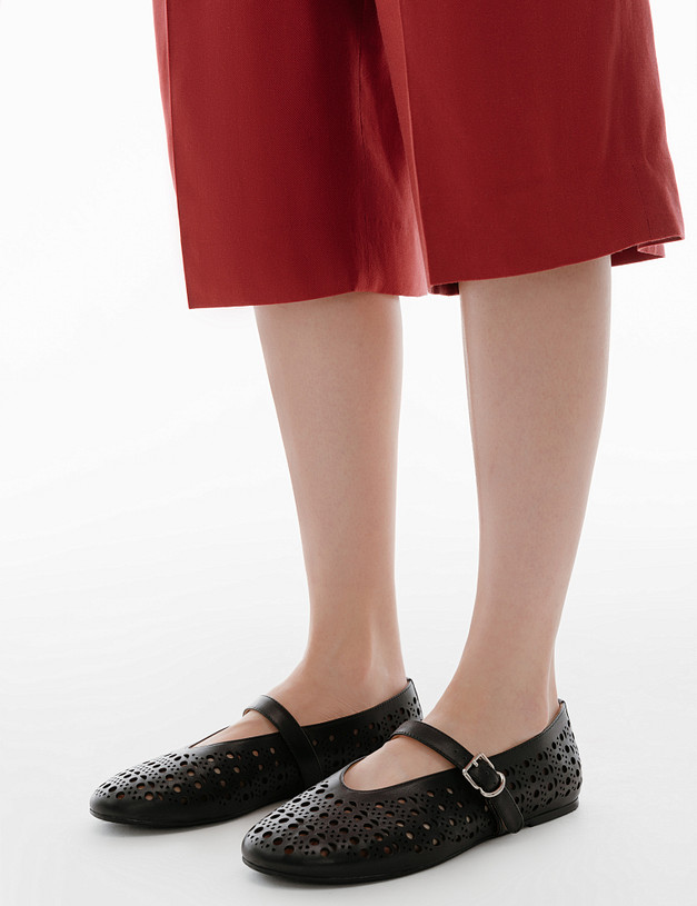 Черные женские балетки MASCOTTE 15-5160812-3100M | ракурс 1 Черные женские балетки MASCOTTE 15-5160812-3100M | ракурс 1