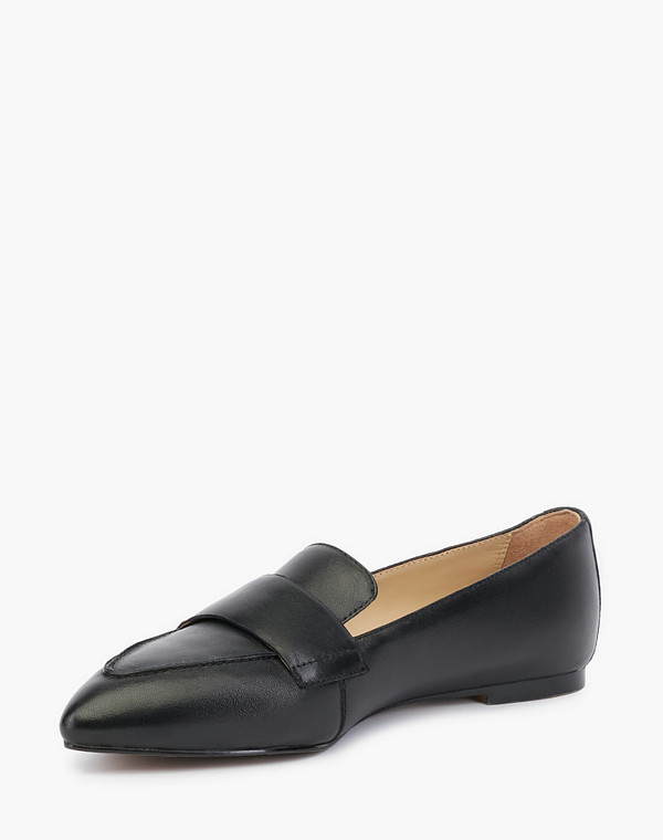 233-2143811-3501M Туфли женские нат.кожа/нат.кожа черн, Mascotte