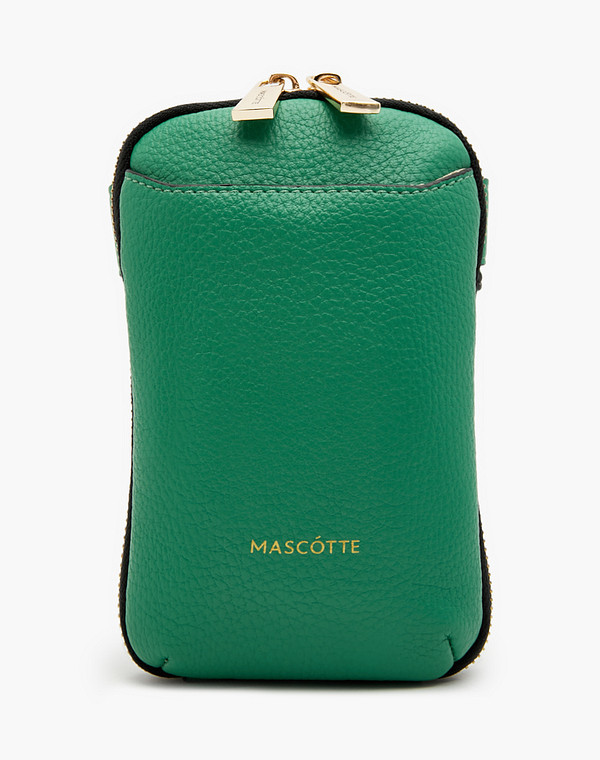 610-3101-604 Сумка женская и.кожа/текстиль зелен, S, Mascotte