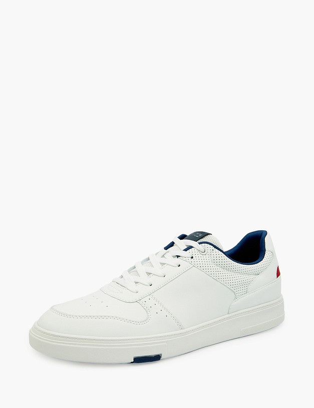 Белые мужские кеды MASCOTTE 18-310621-0601 | ракурс 3