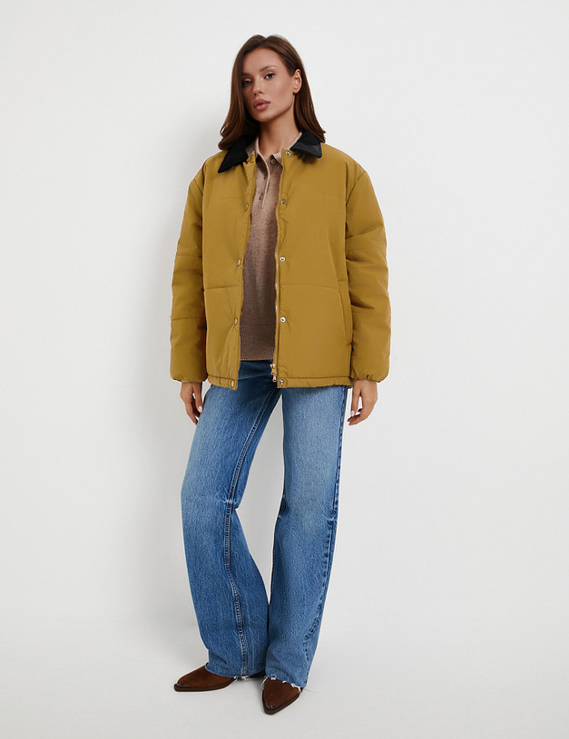 Коричневая женская куртка MASCOTTE 874-5201-2409 | ракурс 2