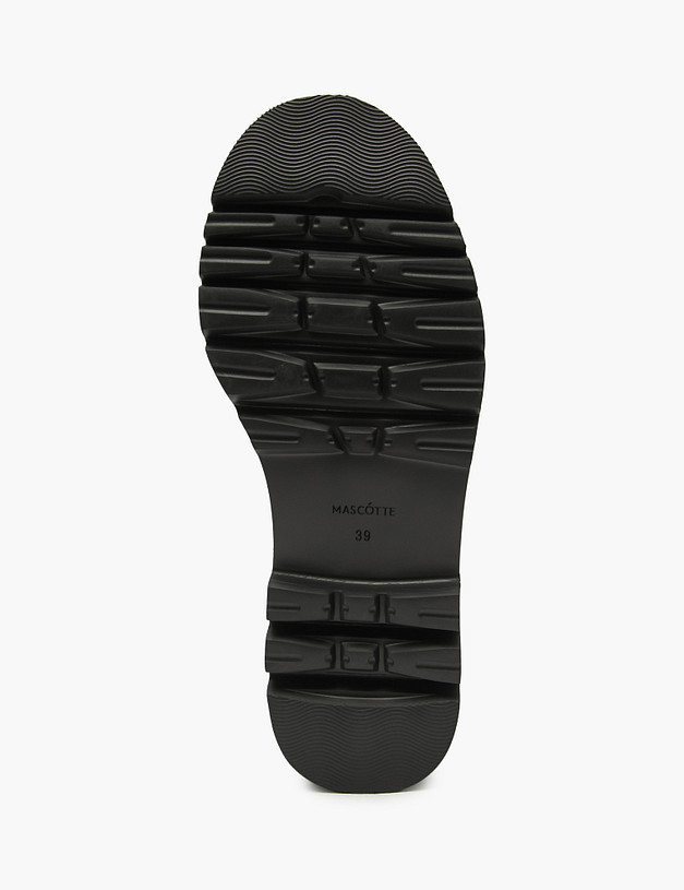 Черные женские лоферы с тиснением MASCOTTE 126-522113-0102 | ракурс 5