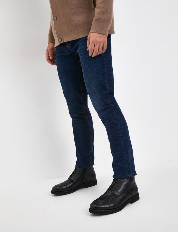 Черные мужские зимние ботинки MASCOTTE 22-4230332-8400M | ракурс 1