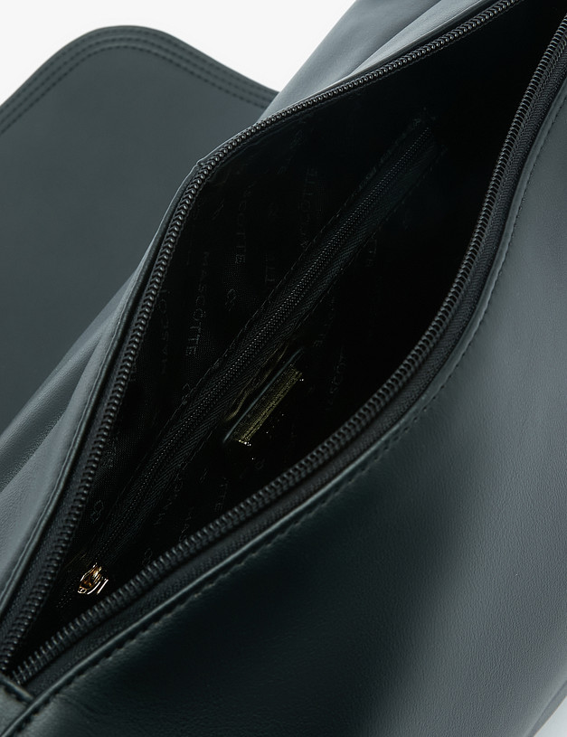 Черная кожаная женская сумка MASCOTTE 604-2201-602 | ракурс 4 Черная кожаная женская сумка MASCOTTE 604-2201-602 | ракурс 4