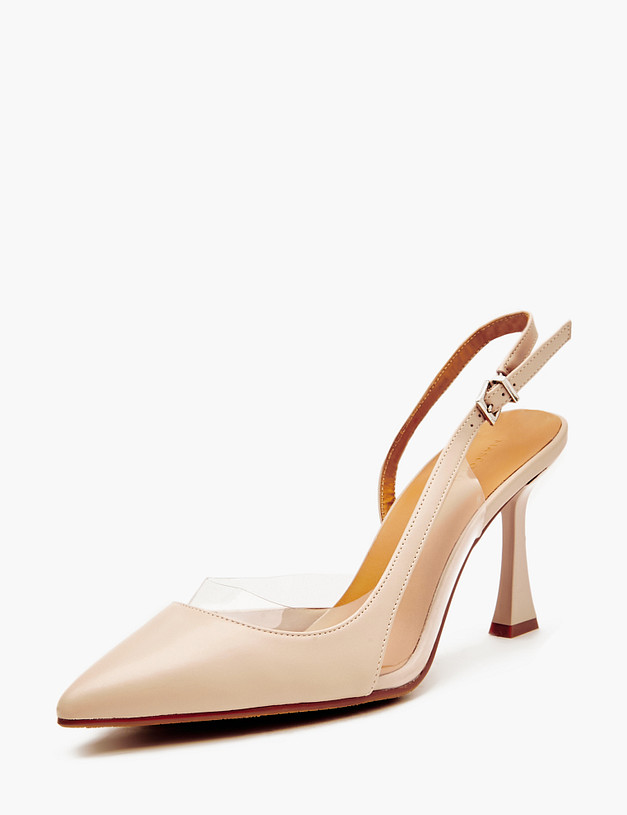 Бежевые женские босоножки MASCOTTE 126-411111-0508 | ракурс 2