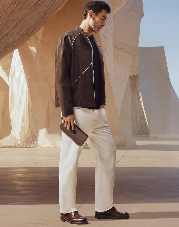 Коричневые мужские броги 8990₽