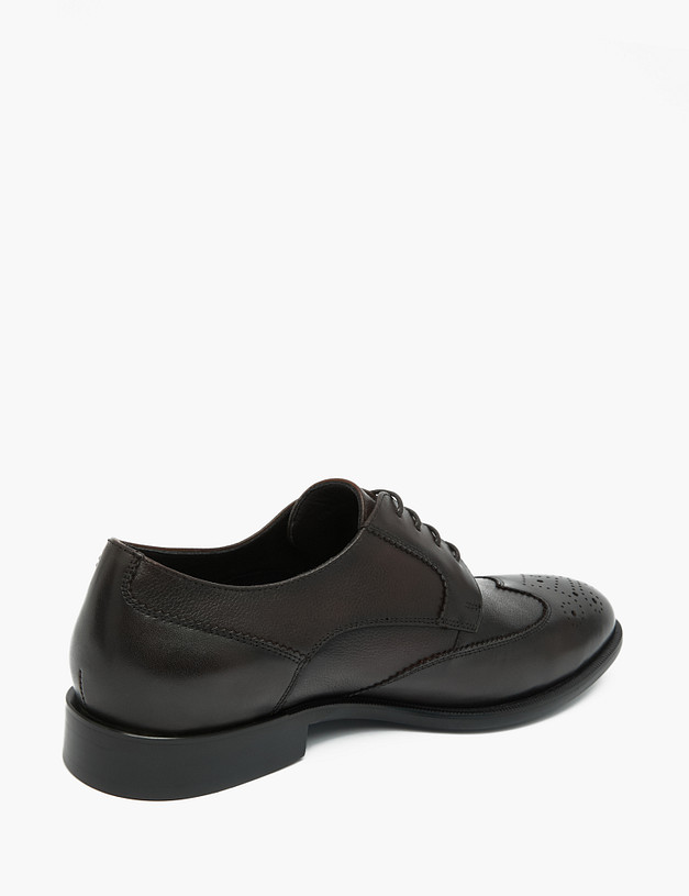 Коричневые мужские броги из кожи MASCOTTE 128-310715-0109 | ракурс 3