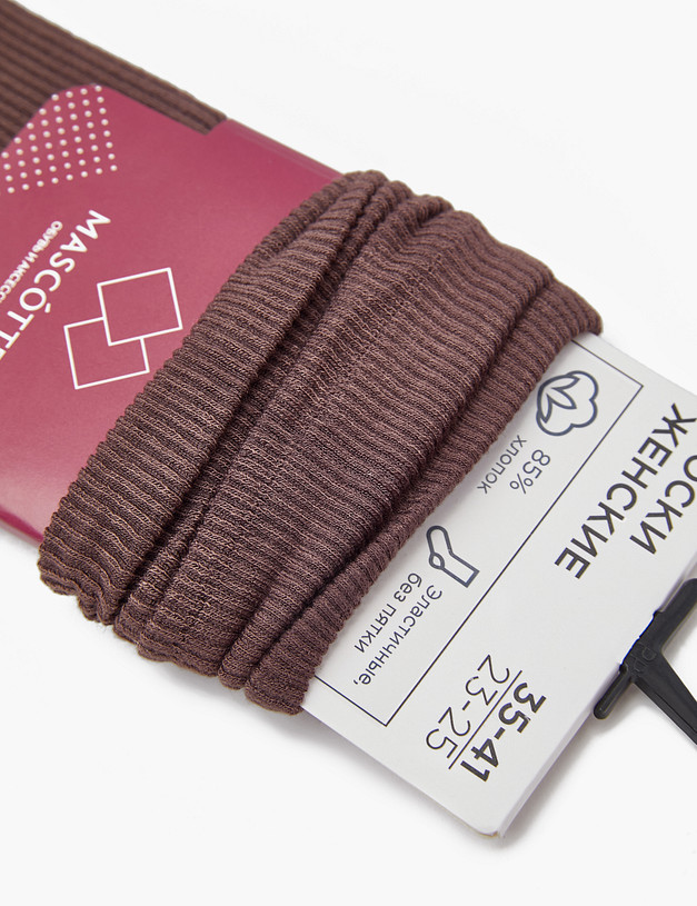Коричневые женские носки MASCOTTE 764-3214-2609 | ракурс 2