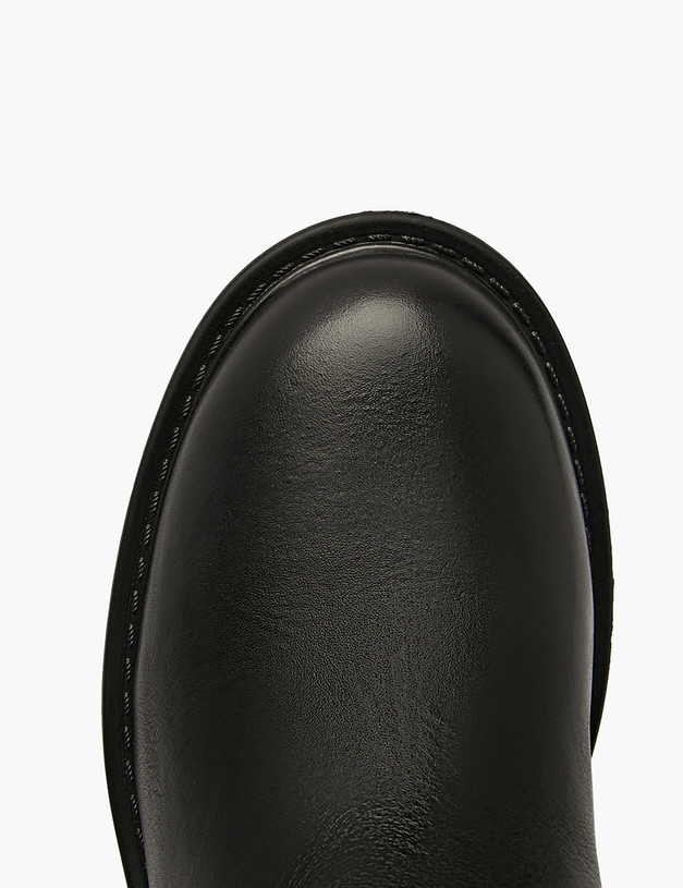 Черные женские зимние сапоги MASCOTTE 15-522231-0102 | ракурс 4