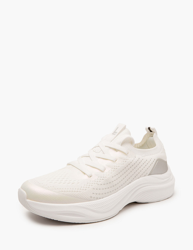 Белые женские кроссовки MASCOTTE 64-513121-0201 | ракурс 3