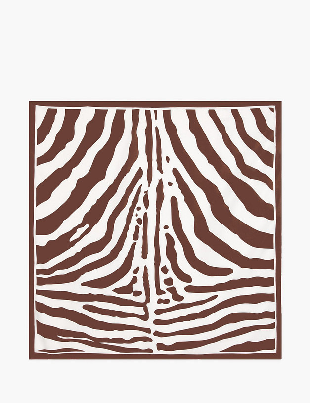 Женский платок с анималистичным принтом MASCOTTE 766-6113-2409 | ракурс 4