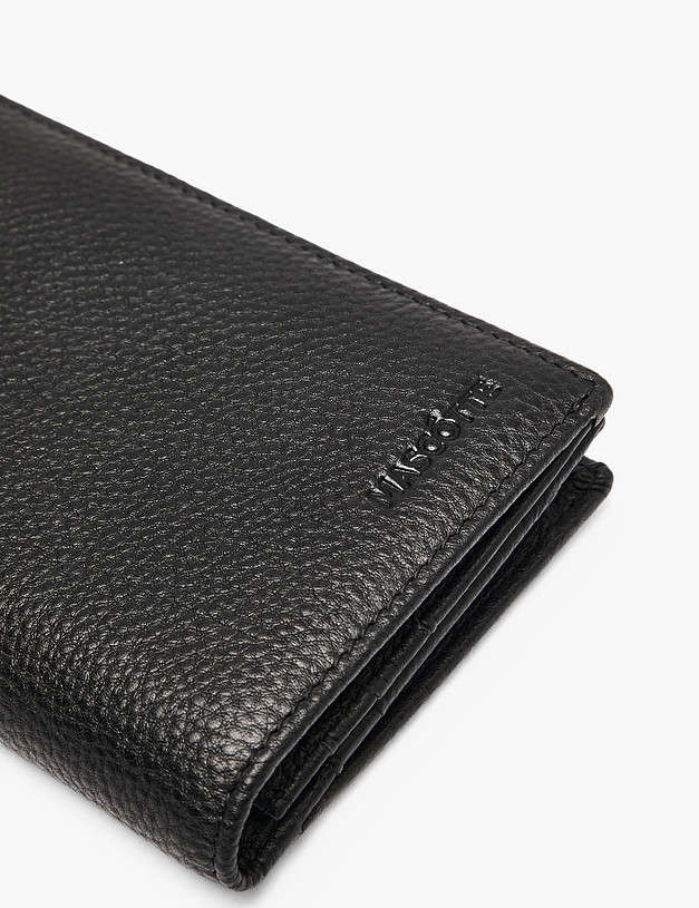 Черное мужское портмоне MASCOTTE 622-6106-102 | ракурс 3