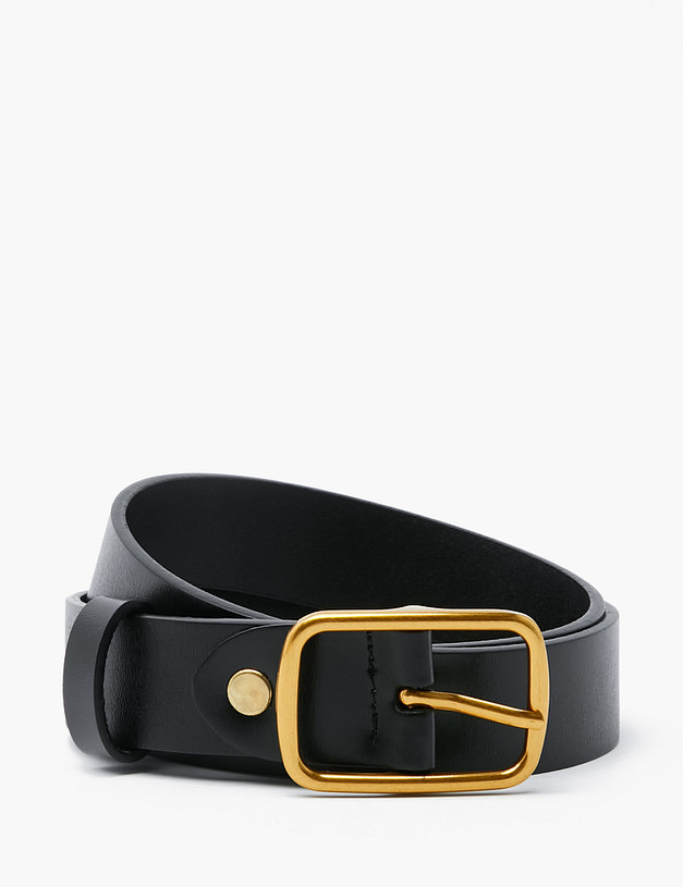 Черный женский ремень MASCOTTE 701-2205-602 | ракурс 2