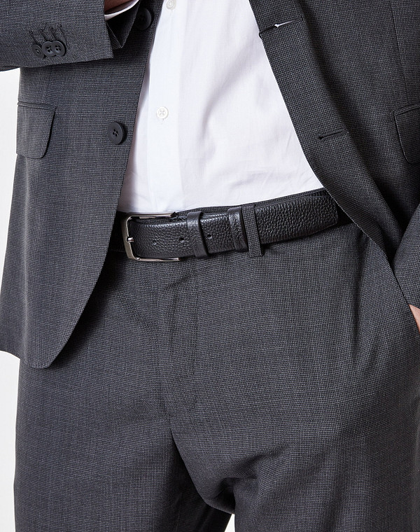 727-1233-0102 Ремень муж. нат.кожа/нат.кожа черн, Mascotte