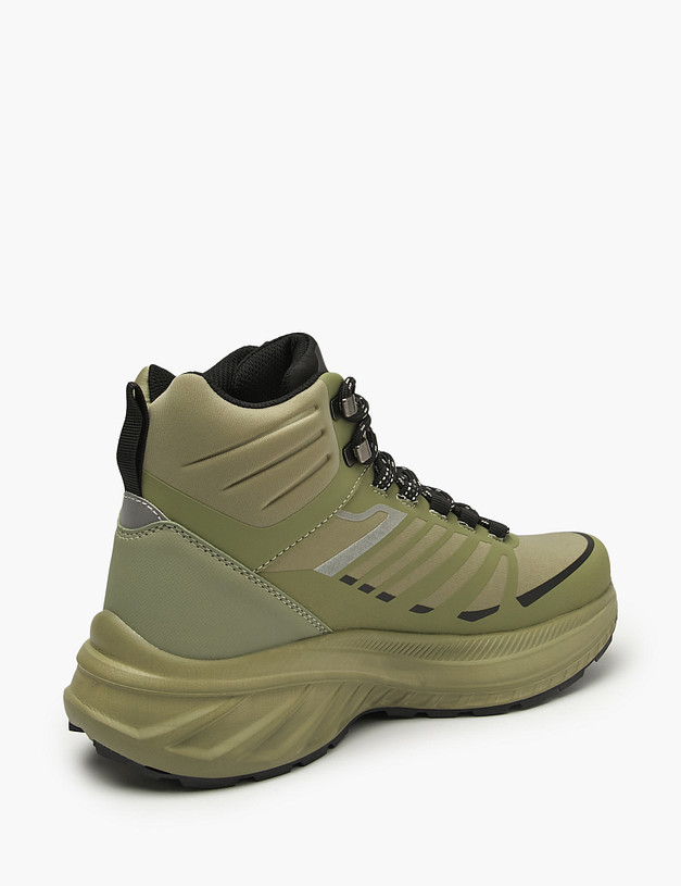 Оливковые женские хайкеры MASCOTTE 182-420622-0204 | ракурс 3