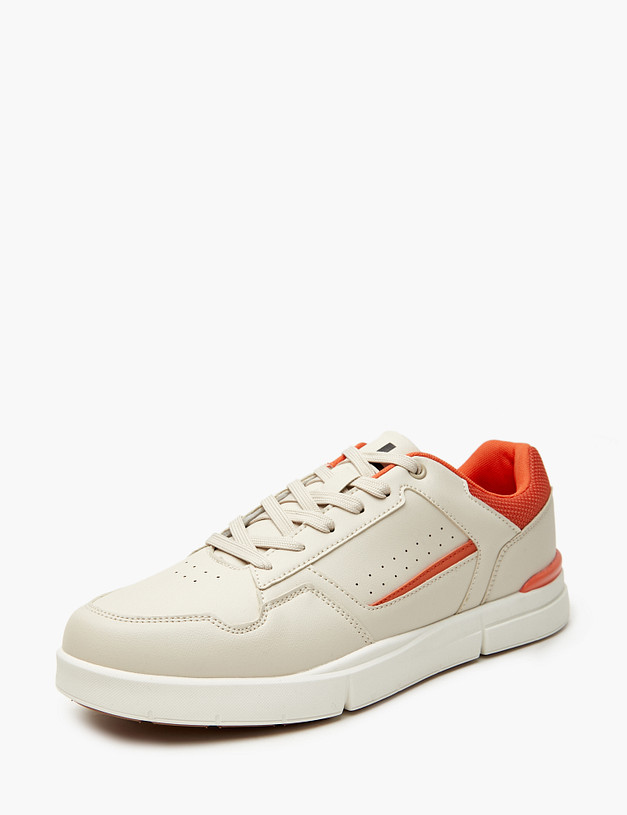 Бежевые мужские кеды MASCOTTE 18-410421-0608 | ракурс 2