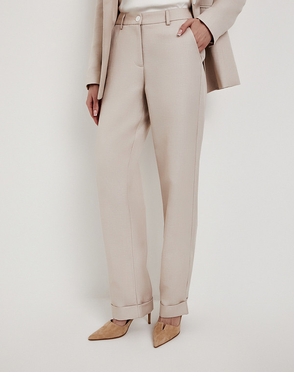 885-6104-2408 Брюки женские беж, Mascotte