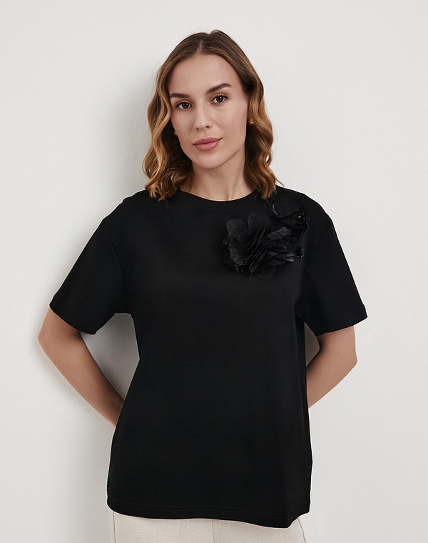 976-6103-2602 Футболка женская черн, Mascotte