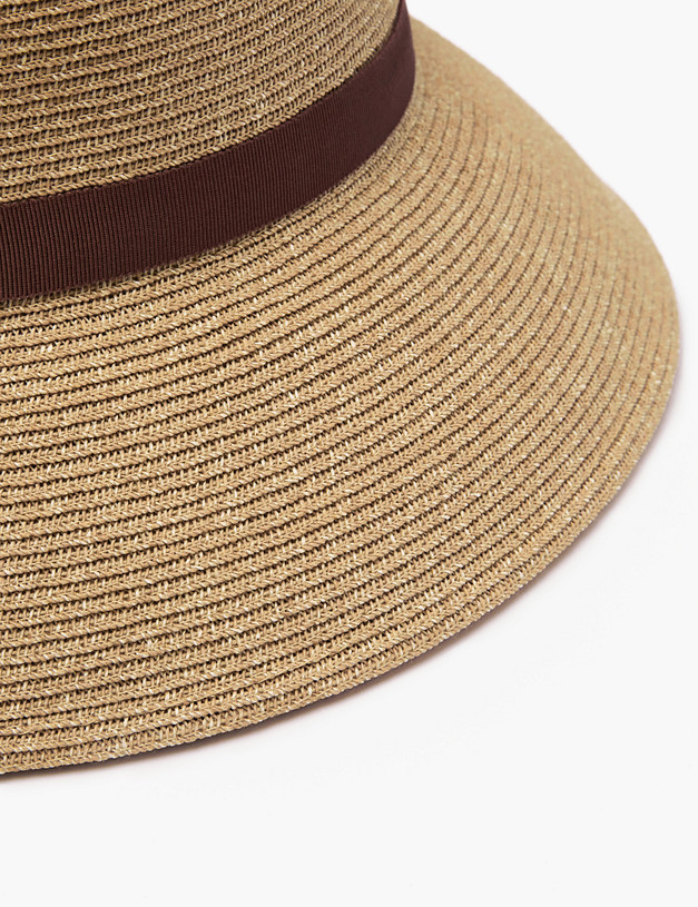 Светло-коричневая женская шляпа MASCOTTE 766-5134-2409 | ракурс 3