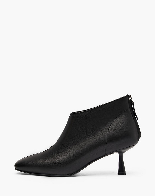 234-510522-0102 Ботинки женские нат.кожа/ворсин черн, Mascotte