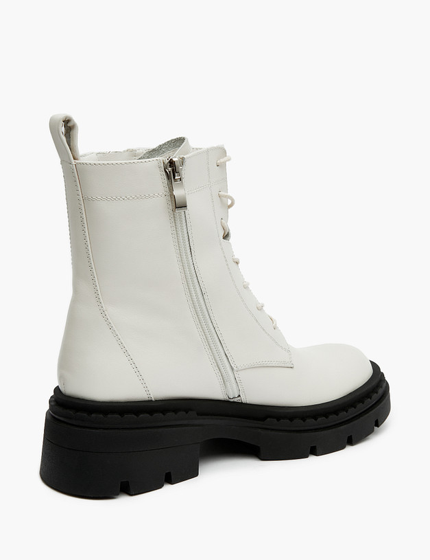 Молочные женские зимние ботинки MASCOTTE 175-3202931-7115M | ракурс 3