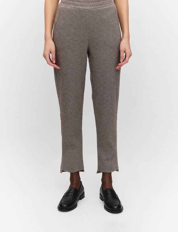 Светло-коричневые женские брюки MASCOTTE 790-5203-2409 | ракурс 1