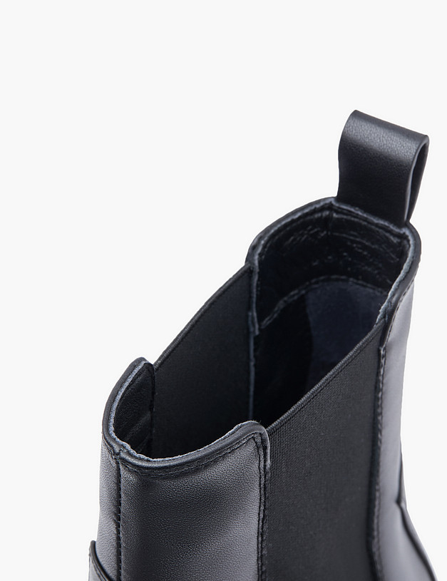 Черные кожаные женские челси MASCOTTE 233-3202021-3100M | ракурс 6 Черные кожаные женские челси MASCOTTE 233-3202021-3100M | ракурс 6